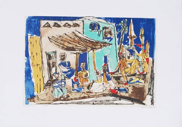 Marcel Janco Original Signed No. Silkscreen - 2