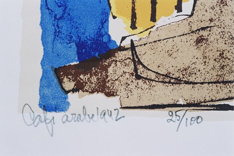 Marcel Janco Original Signed No. Silkscreen - 4