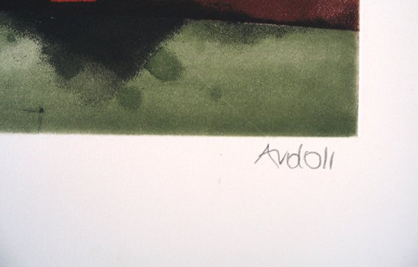 M. Ardon Original Signed No. Etching Kabalah - 3