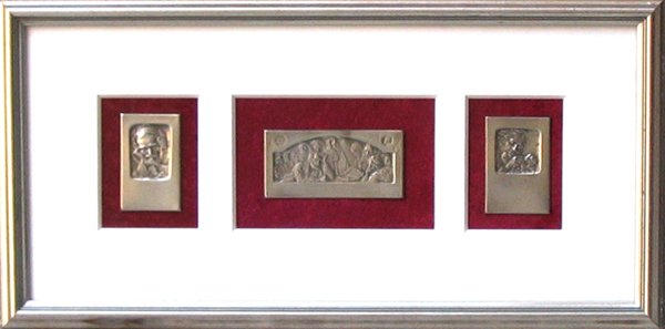 B.Schatz Original Bezalel Silver Plaques Judaica