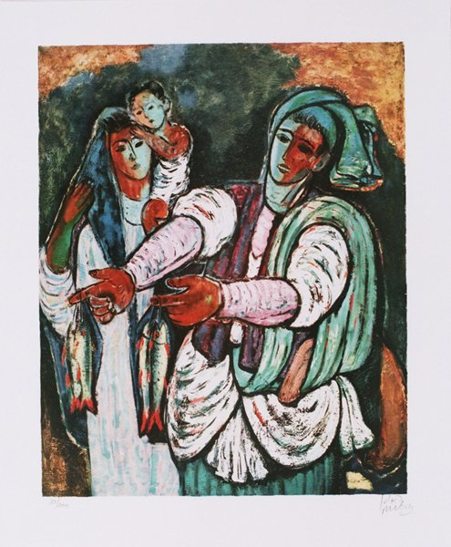 Reuven Rubin Original Signed No. Lithograph - 2