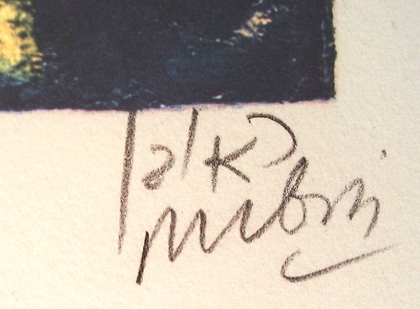 Reuven Rubin Original Signed No. Lithograph - 5