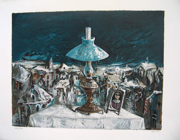 Y. Bergner Original Signed No. Silkscreen - 2