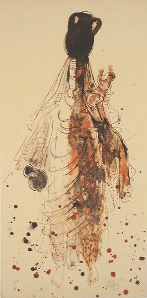 Reuven Rubin Original Signed No. Lithograph
