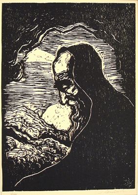 Jacob Steinhardt Original Signed No. 10 Woodcuts - 5
