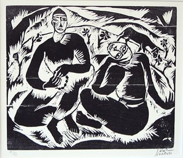 Reuven Rubin Original 10 Woodcuts Portfolio - 10