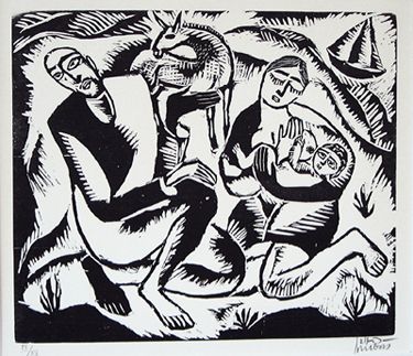 Reuven Rubin Original 10 Woodcuts Portfolio - 4