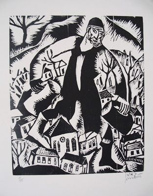 Reuven Rubin Original 10 Woodcuts Portfolio - 6