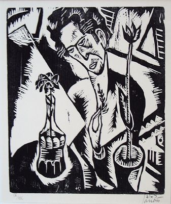 Reuven Rubin Original 10 Woodcuts Portfolio - 9