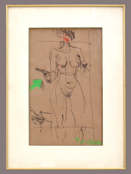 Igael Tumarkin Original PAINTING Israeli / German