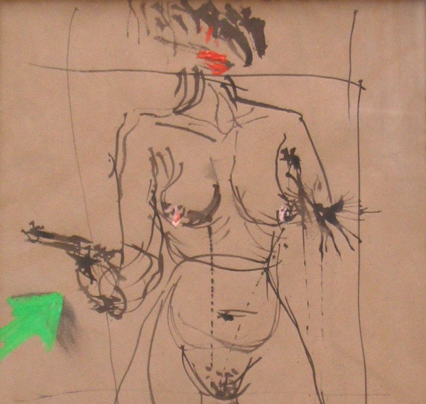 Igael Tumarkin Original PAINTING Israeli / German - 3