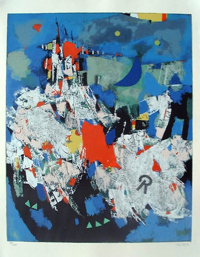 Mordecai Ardon Original Signed and No. SILKSCREEN