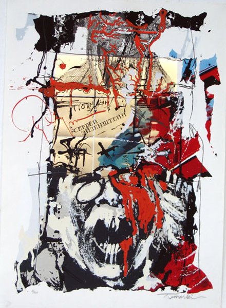 Igael Tumarkin Original Signed and No. Silkscreen