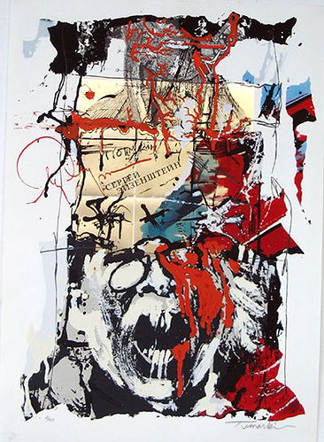Igael Tumarkin Original Signed and No. Silkscreen