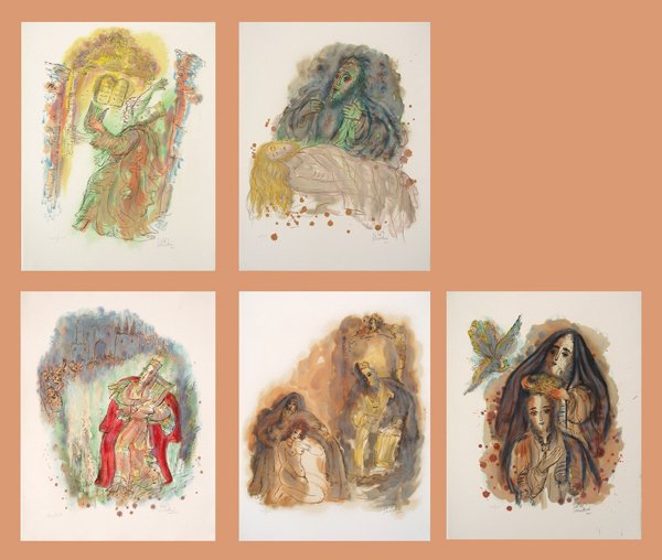 Reuven Rubin Original 12 Lithographs Portfolio  - 2