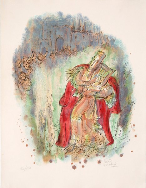 Reuven Rubin Original 12 Lithographs Portfolio  - 9