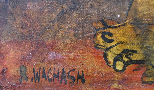 Rafael Wachash Original Mixed Media Painting - 5