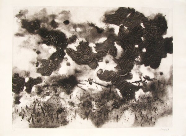 M. Ardon Original Signed No. Etching Kabalah