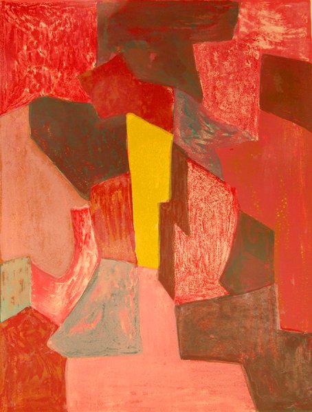 Serge Poliakoff Original Signed No. Lithograph - 2