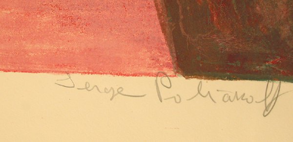Serge Poliakoff Original Signed No. Lithograph - 4