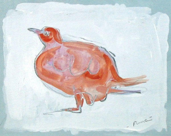 Fima Original Gouache Painting Israeli/Chinese - 2