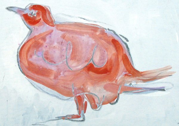 Fima Original Gouache Painting Israeli/Chinese - 3