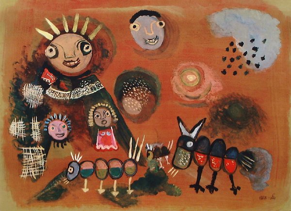 Israeli Paldi Original Signed No. Lithograph