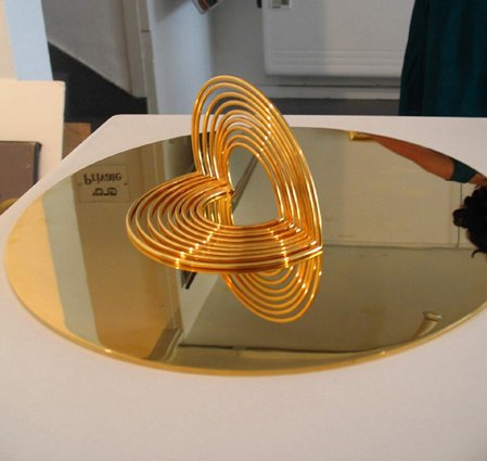 Y. Agam Original Gold Plated Kinetic Sculpture - 2