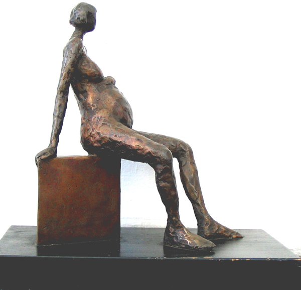 Maya Haran Original Bronze Sculpture Nude - 2