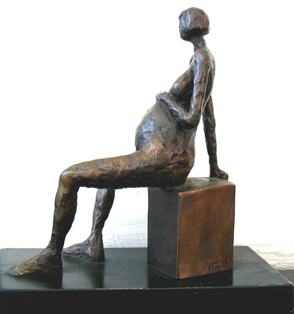 Maya Haran Original Bronze Sculpture Nude - 3