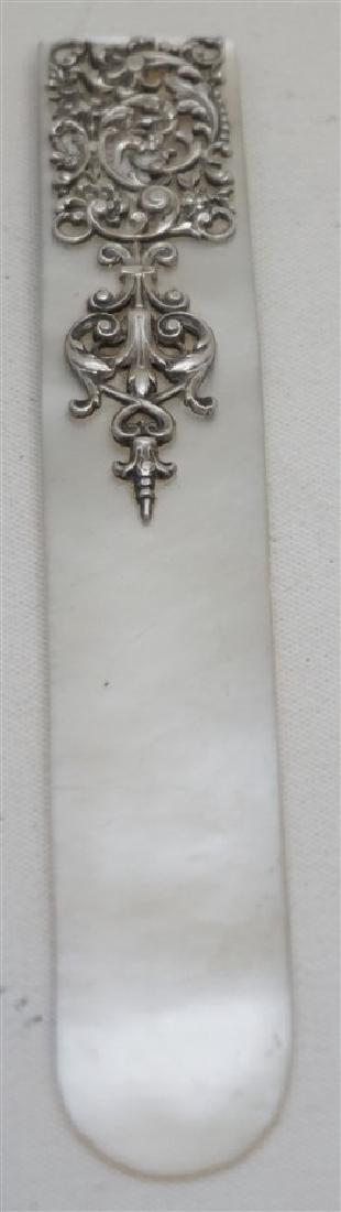 VICTORIAN MOP PAGE TURNER WITH SILVER (1 of 4)