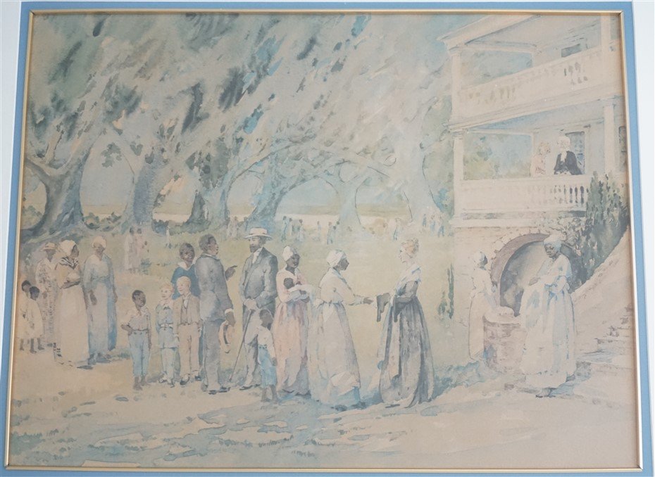 ALICE RAVENEL HUGER SMITH THE PLANTATION SETTLEMENT (1 of 9)