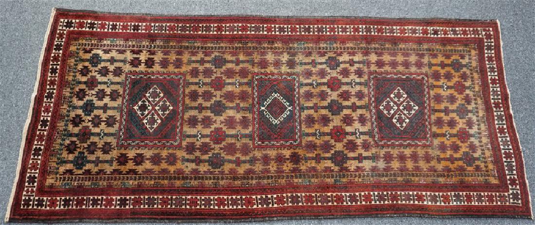 TURKOMAN PERSIAN RUNNER 3'6"x8'3" (1 of 9)