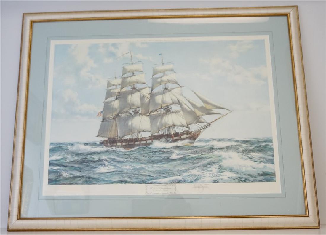 SGND DAWSON, USS CONSTELLATION, LITHO, 1966 (1 of 8)