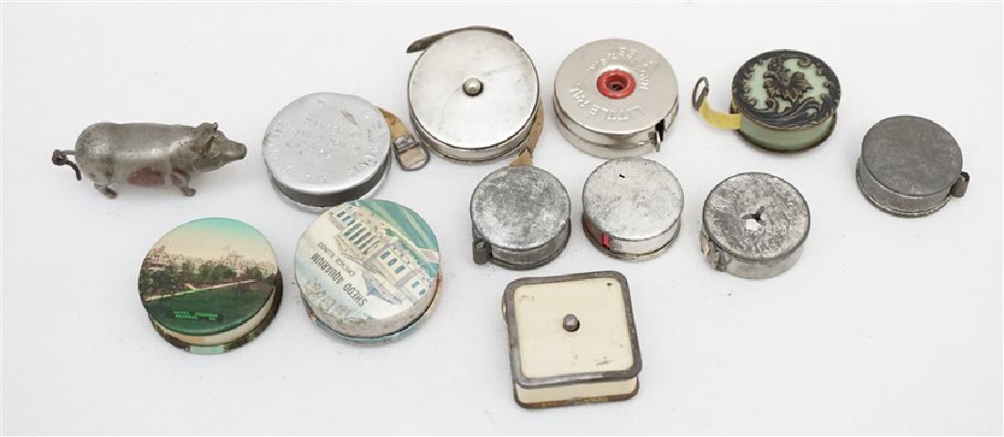 12 PC NOVELTY - ADVERTISING TAPE MEASURES (1 of 6)