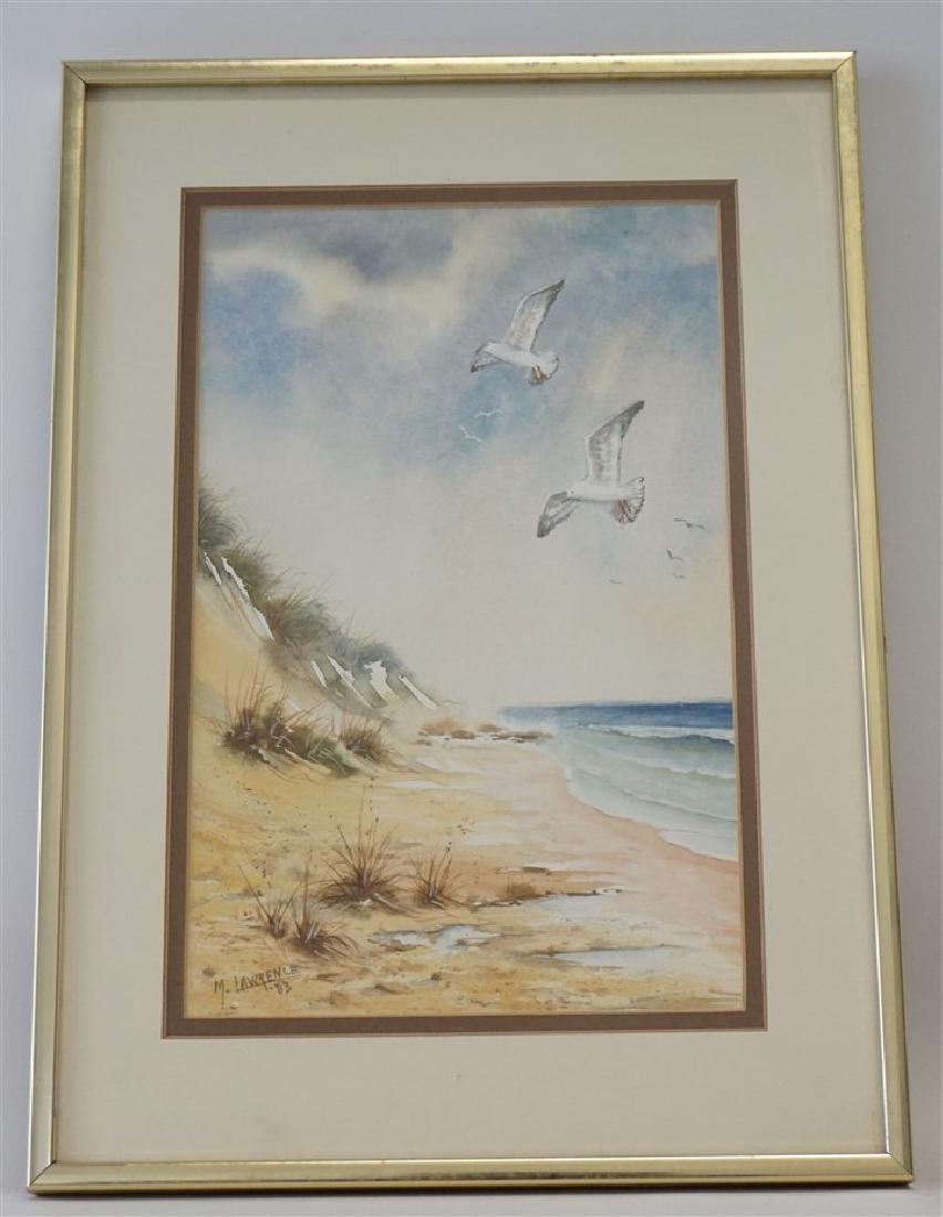 CAROLINA COASTAL WATERCOLOR M. LAWRENCE (1 of 6)