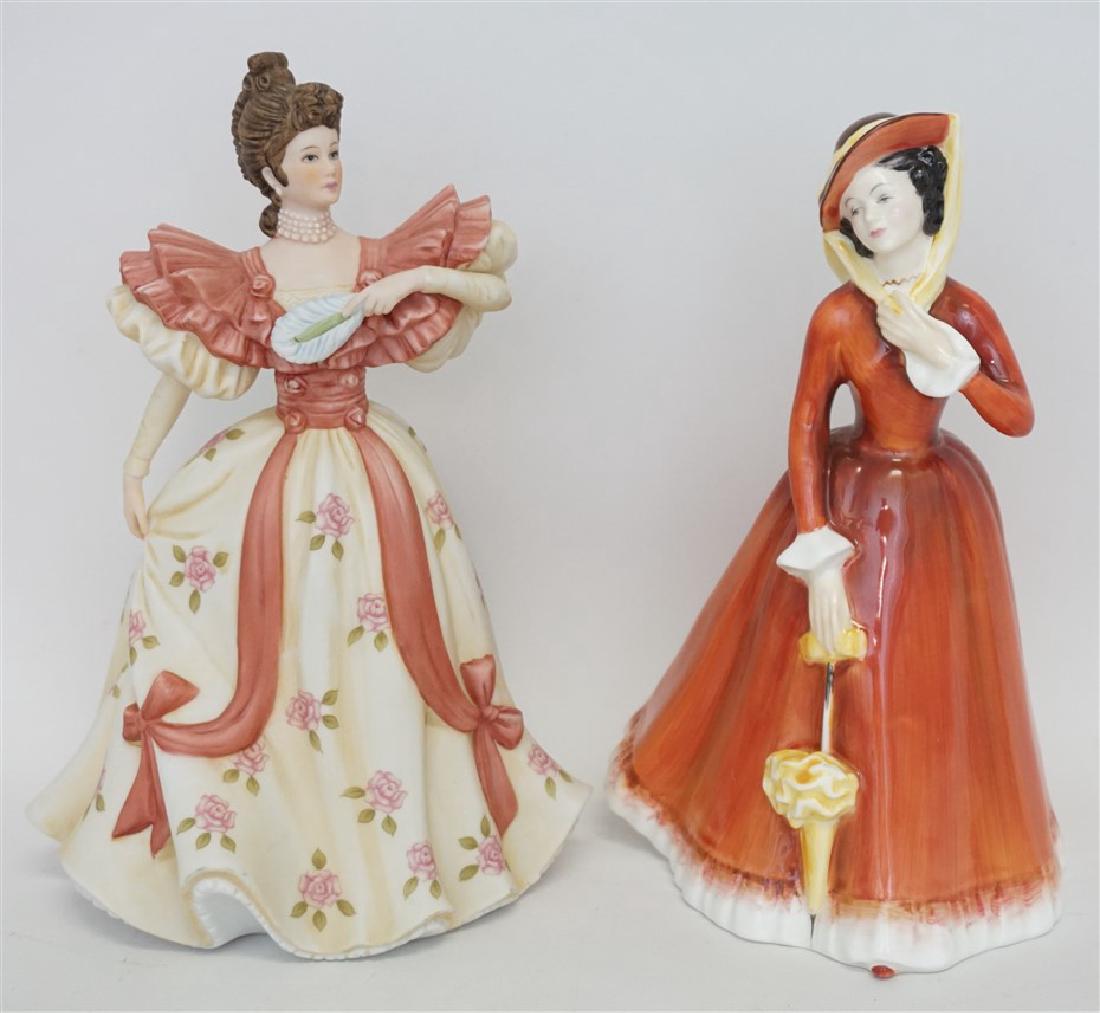 2 pc ROYAL DOULTON & LENOX PORCELAIN LADIES (1 of 8)