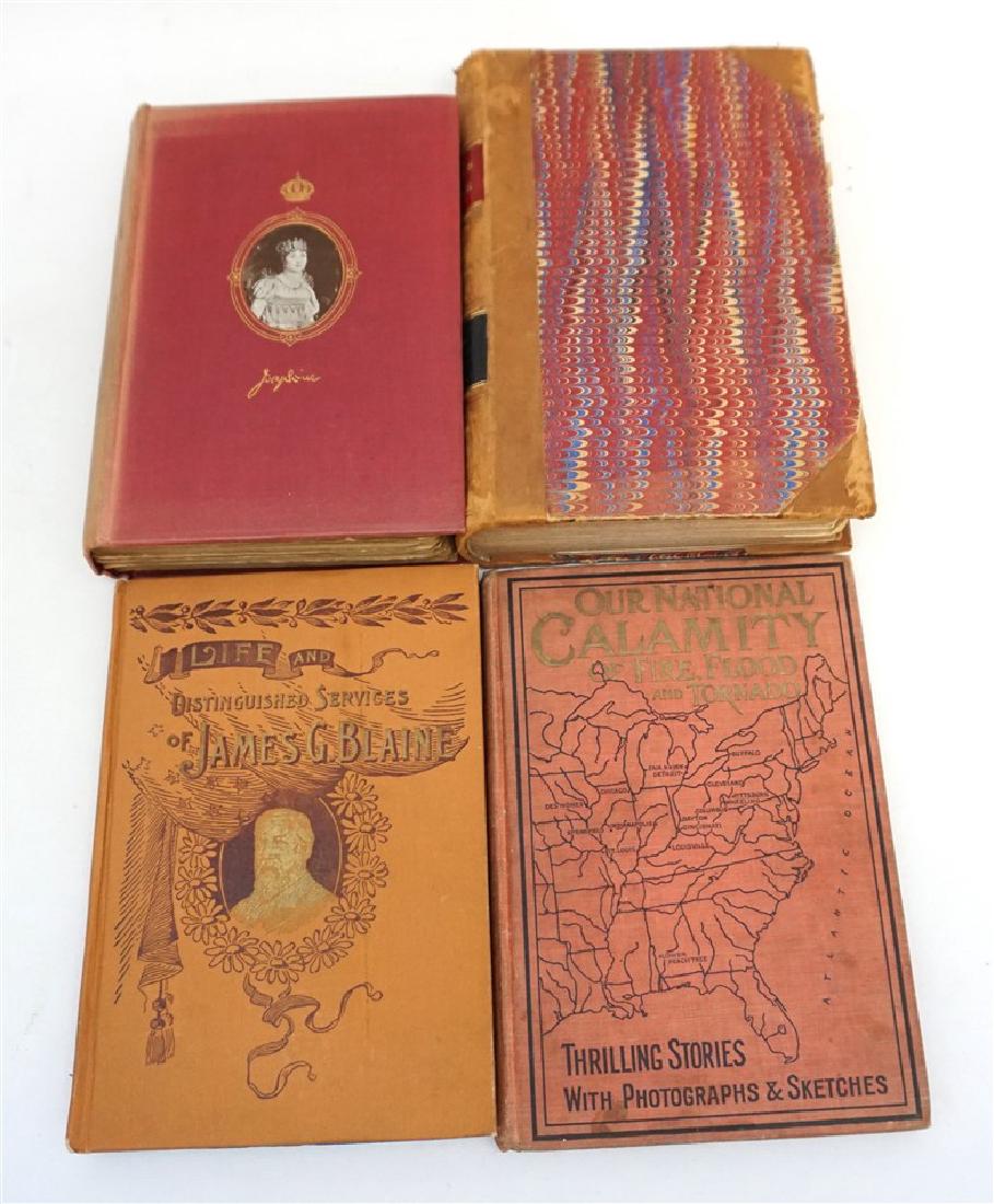 4 ANTIQUE BOOKS INCL NATIONAL CALAMITY (1 of 9)
