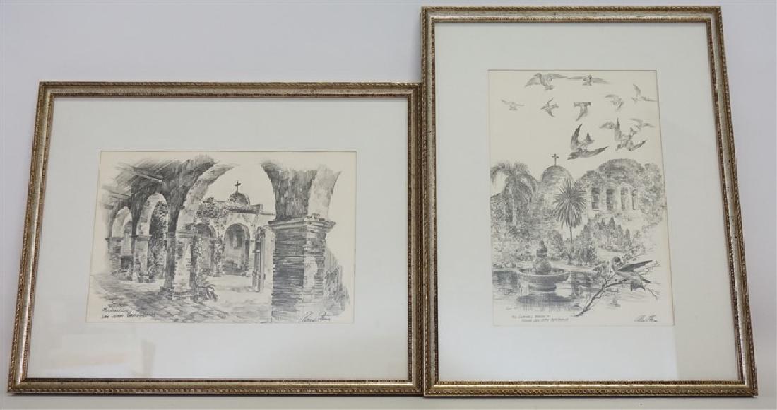 2 ALEC STERN ETCHINGS CALIFORNIA MISSION (1 of 8)