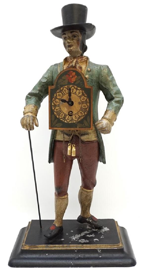 GERMAN WALKING MAN METAL CLOCK (1 of 10)