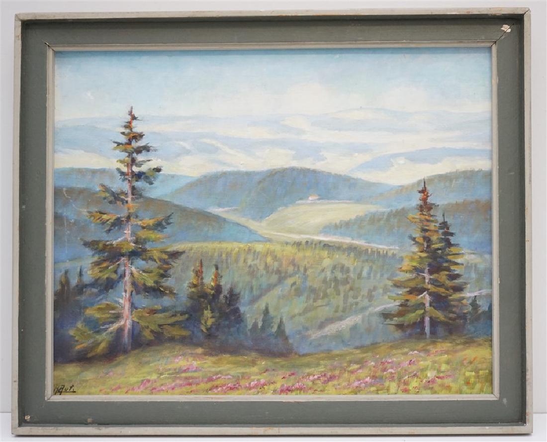 HERMANN RUF (1892-1970) GERMAN MOUNTAINS (1 of 8)