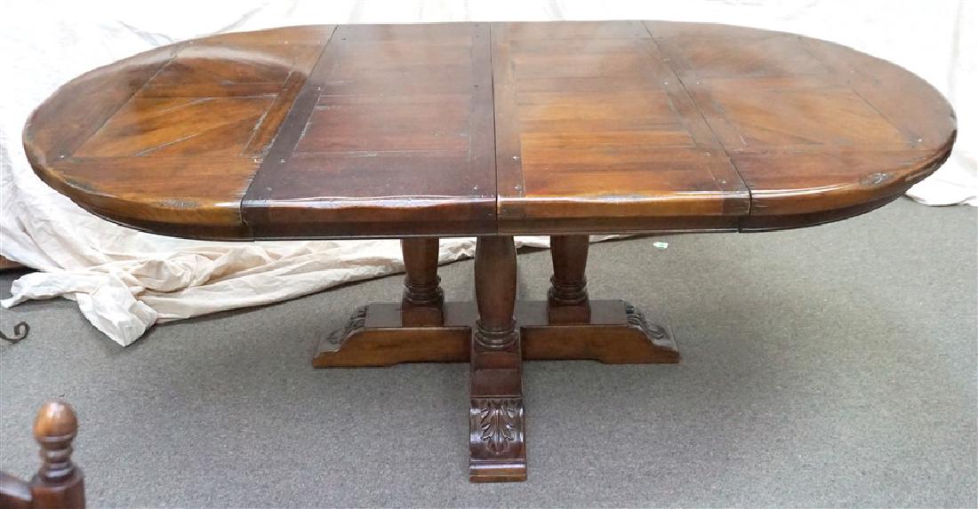 SOLID WALNUT RUSTIC DINING ROOM TABLE (1 of 10)