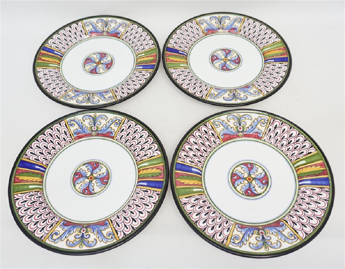 4 GRAZIA DERUTA MAJOLICA CHARGERS (1 of 10)