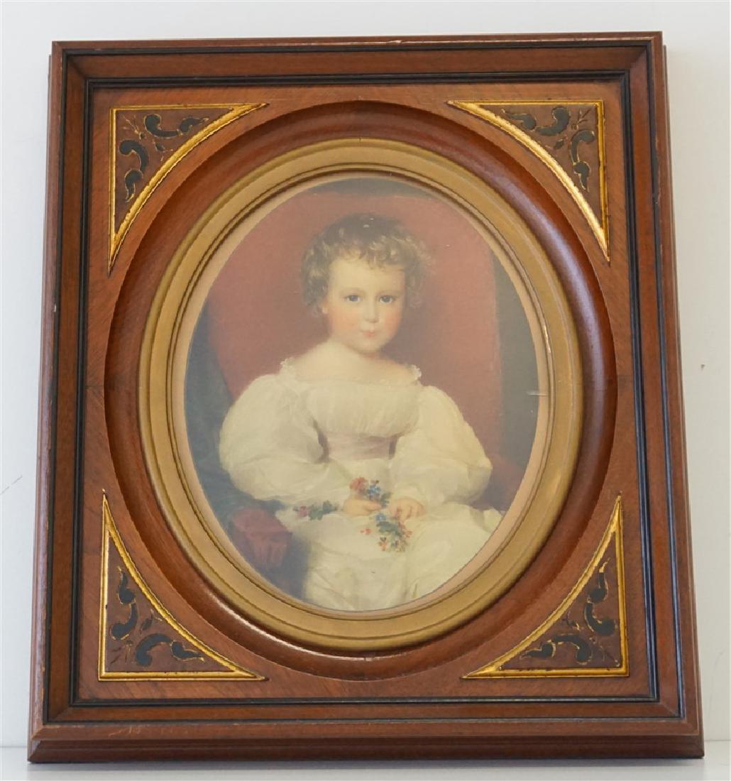ANTIQUE FRAMED PORTRAIT PRINT (1 of 8)