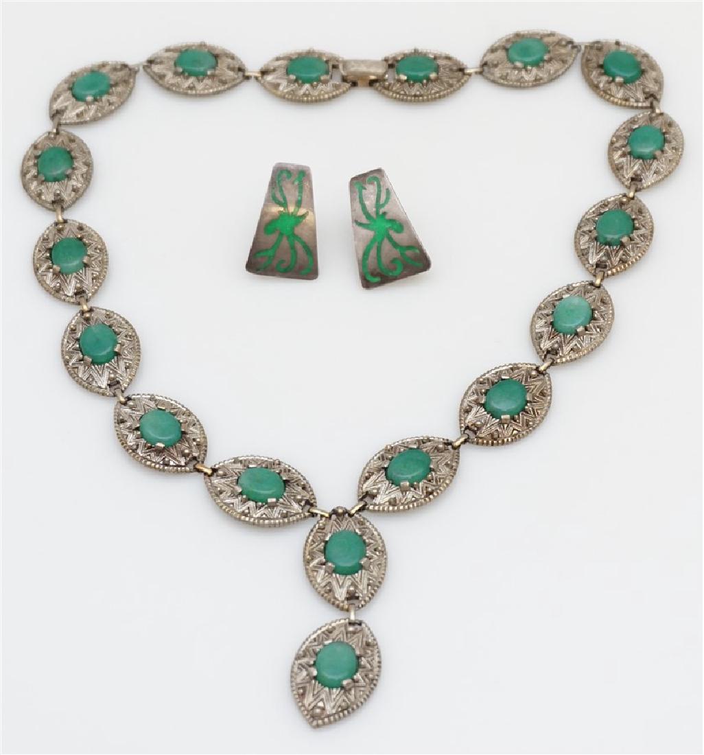 2PC VINTAGE STERLING & SILVER JEWELRY (1 of 7)