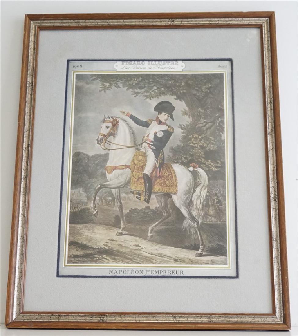 1908 NAPOLEON COLOR ENGRAVING LE FIGARO (1 of 7)