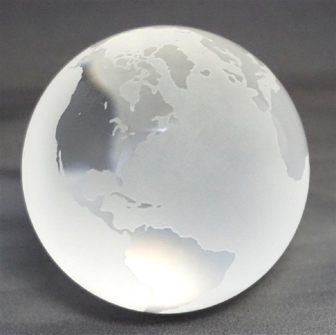 TIFFANY GLOBE PAPERWEIGHT (1 of 6)