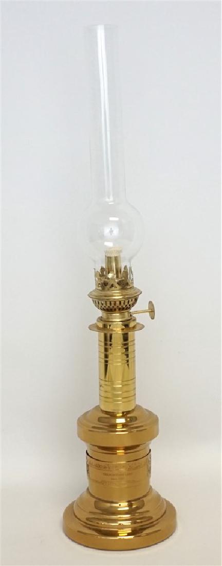 FRENCH BRASS PUMP LAMP (1 of 8)