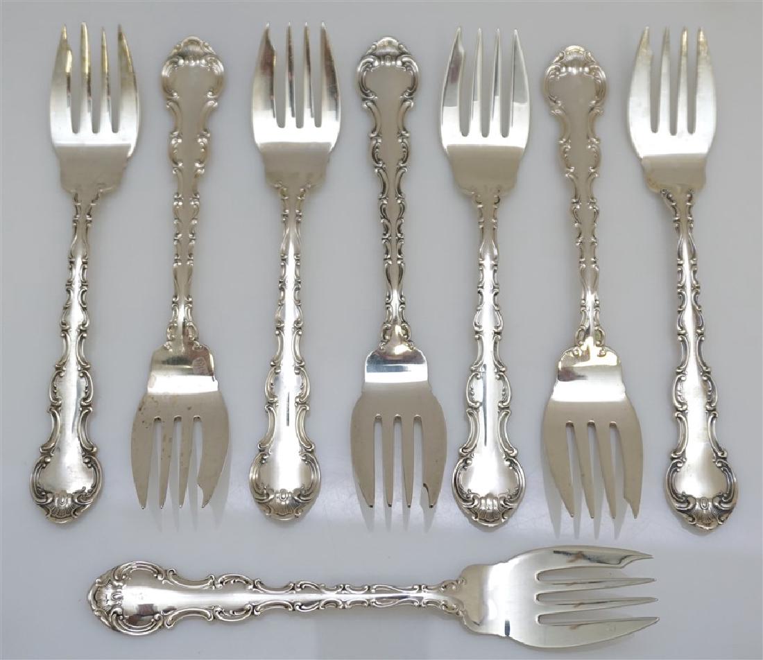 8 GORHAM STERLING STRASBOURG SALAD FORKS (1 of 5)