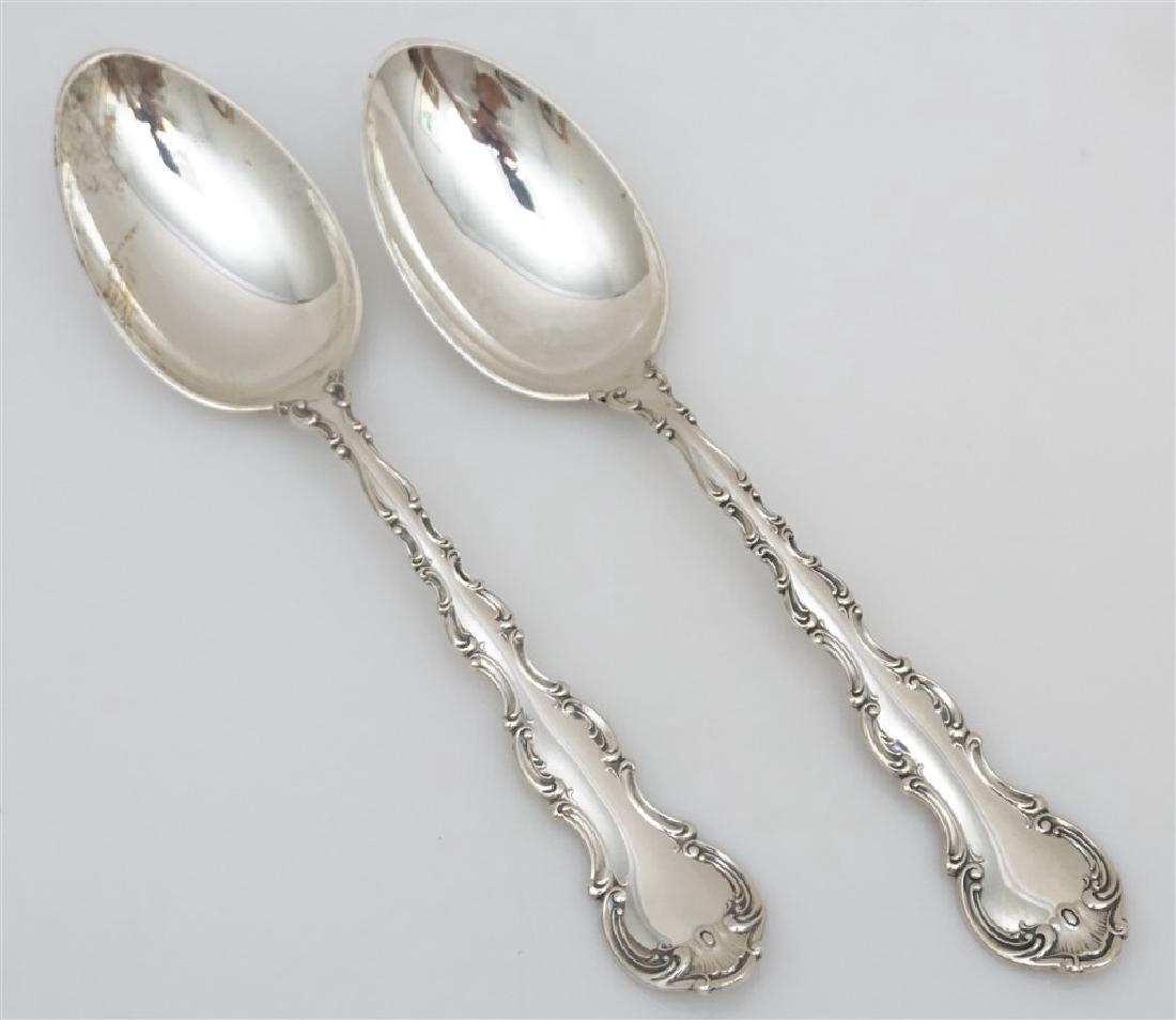 2 GORHAM STERLING STRASBOURG SERVING SPOONS (1 of 5)